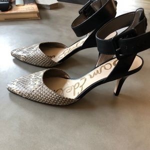 Sam Edelman Okala Pump - Cream/purple snake (New)